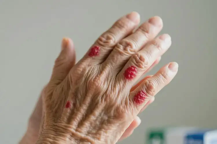 老年人四肢容易長(zhǎng)濕疹不管它會(huì)自己自愈嗎(圖4)