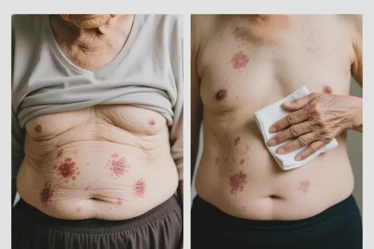 老人肚子起濕疹不管它會(huì)自己痊愈嗎(圖2)