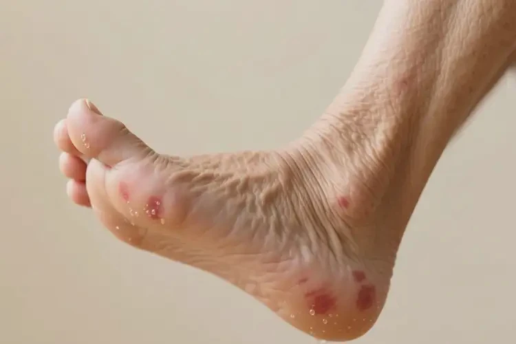 老人腳上偶爾長(zhǎng)濕疹可以徹底自愈嗎(圖4)