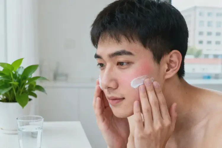 男生臉上出現(xiàn)濕疹可不可以徹底自愈(圖1)