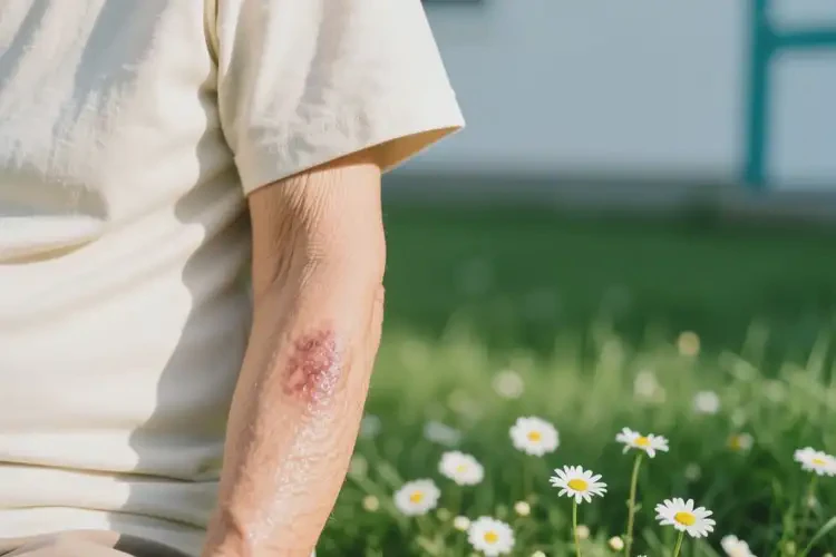 老年人手臂長濕疹能靠自己自愈嗎(圖3)