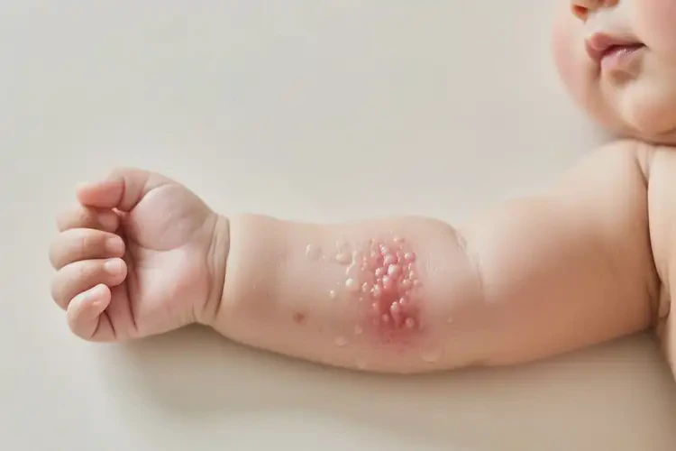 寶寶四肢偶爾起濕疹不管它會自己自愈嗎(圖3)