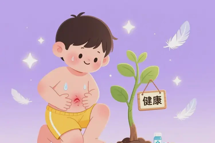 少兒肚子出現(xiàn)濕疹可不可以徹底自愈(圖1)