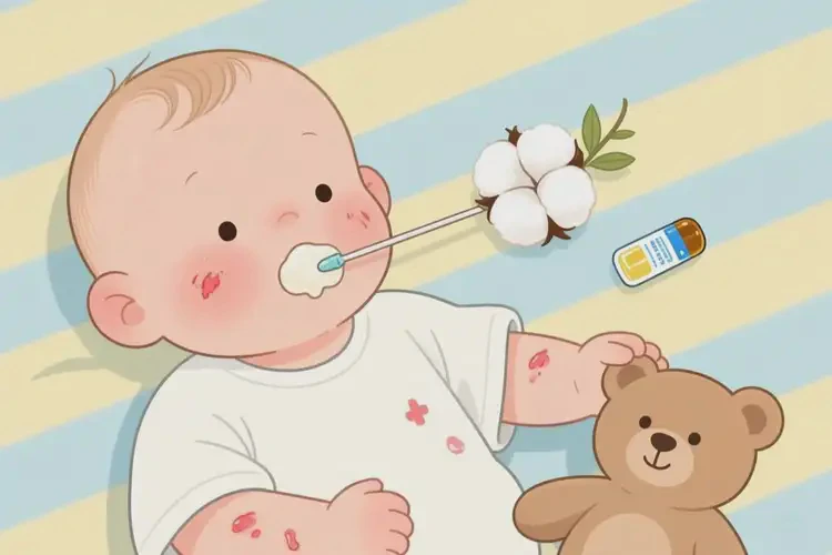 寶寶手臂起濕疹可不可以徹底自愈(圖1)