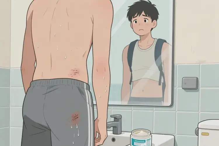 大学生屁股经常起湿疹不管它会自己好吗(图1)