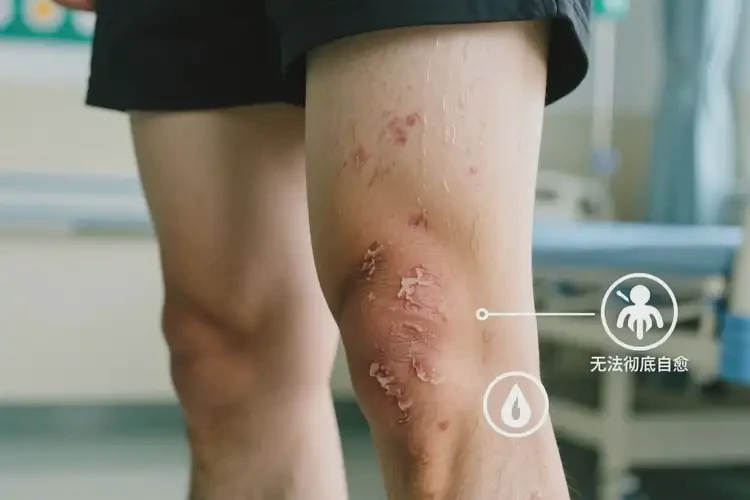 青年人大腿上經(jīng)常起濕疹能不能徹底自愈(圖1)