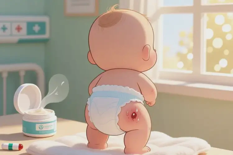 嬰幼兒屁股出現(xiàn)濕疹可以徹底自愈嗎(圖2)