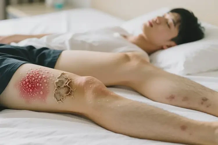 青年人大腿上偶爾起濕疹能徹底自愈嗎(圖3)