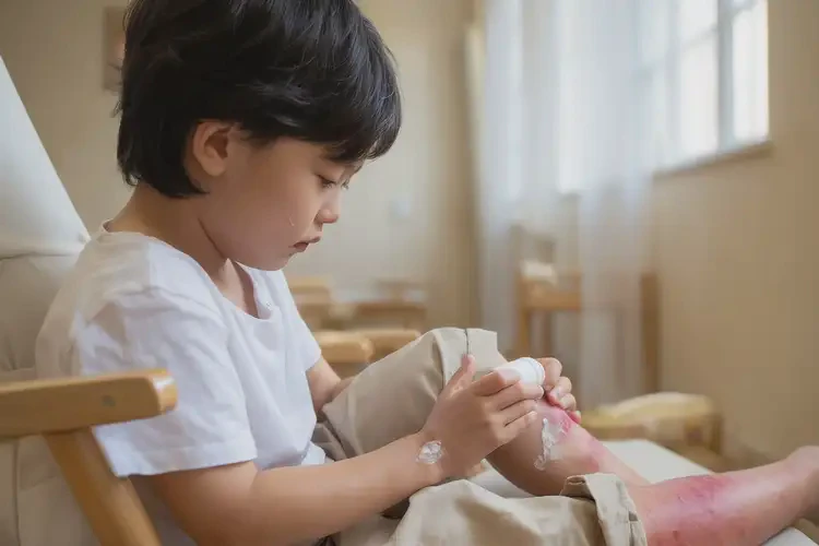 孩子小腿出濕疹能夠徹底治愈嗎(圖2)