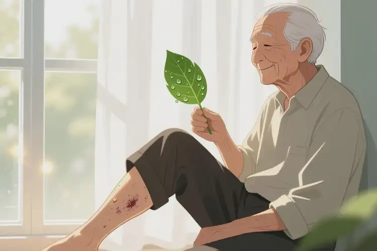 高齡老人小腿經(jīng)常長濕疹不管它會自己自愈嗎(圖2)