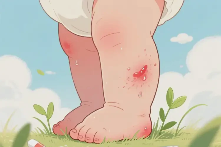 寶寶小腿偶爾長濕疹不管它會自己自愈嗎(圖3)