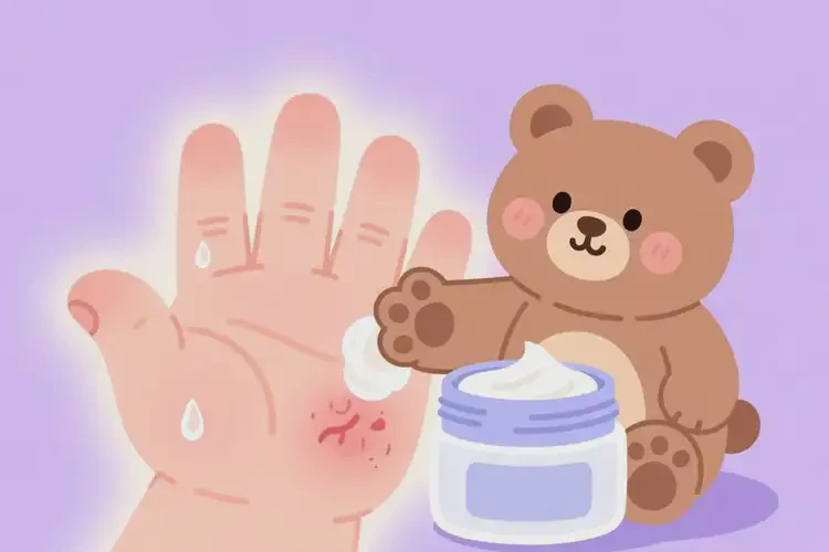 寶寶手上出濕疹能靠自己自愈嗎(圖1)