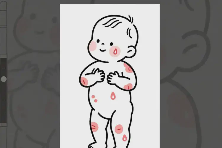 幼兒四肢偶爾起濕疹不管它會(huì)自己痊愈嗎(圖1)