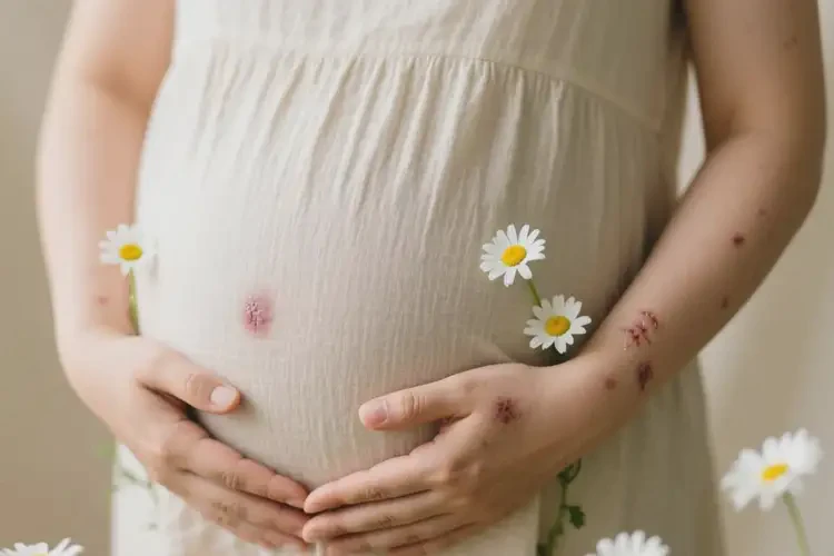 孕婦四肢偶爾起濕疹能靠自己自愈嗎(圖2)