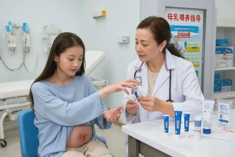 哺乳期妈妈小腿出现湿疹不管它会自己自愈吗(图3)