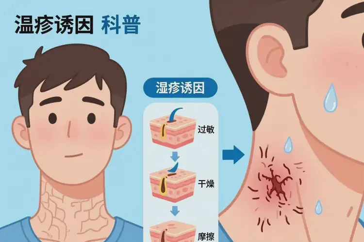 男性脖子長(zhǎng)濕疹可不可以徹底自愈(圖3)