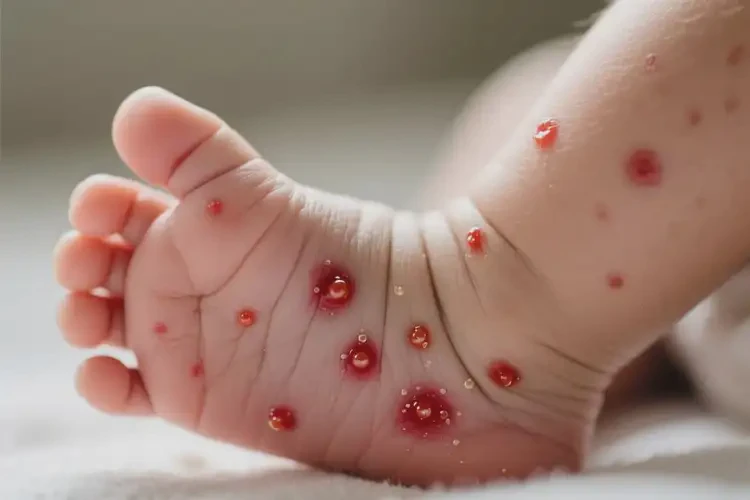寶寶腳上起濕疹不管它會(huì)自己好嗎(圖4)