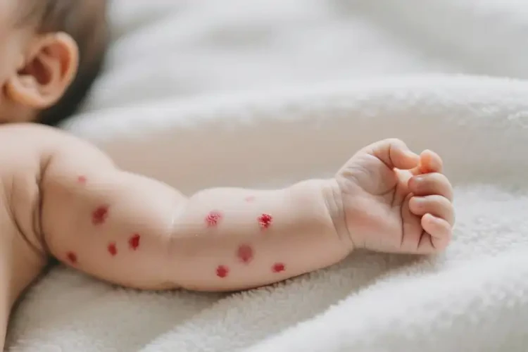 婴儿手臂出现湿疹不管它会自己好吗(图3)