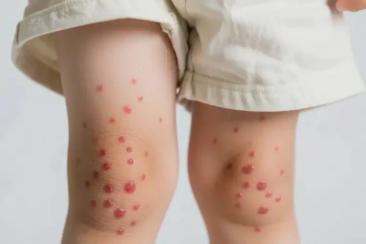 小兒大腿上有濕疹不管它會(huì)自己好嗎(圖3)