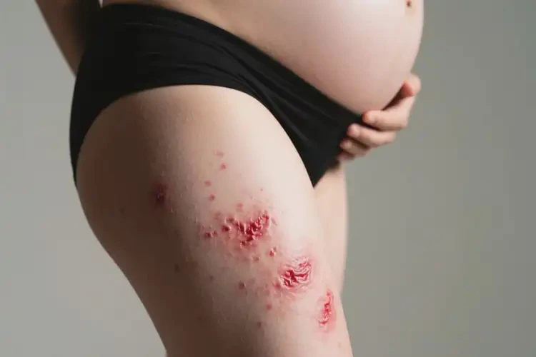 產(chǎn)婦大腿出現(xiàn)濕疹不管它會(huì)自己自愈嗎(圖3)