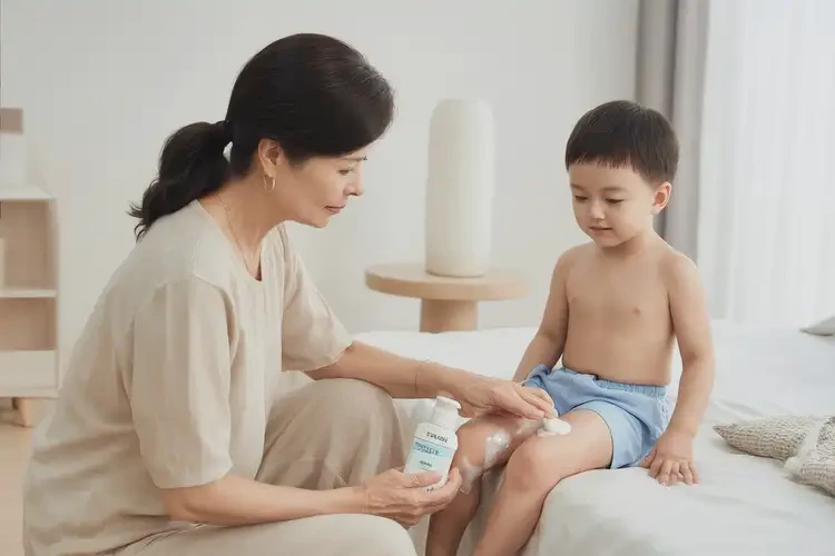 孩子大腿偶爾長濕疹能徹底自愈嗎(圖3)