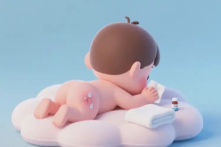 小孩屁股偶爾長濕疹能靠自己自愈嗎(圖3)