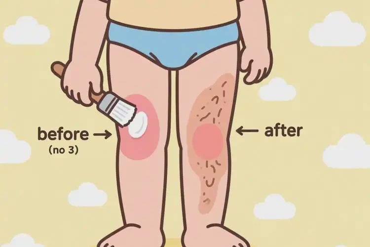 孩子大腿上經(jīng)常起濕疹能夠徹底治愈嗎(圖2)