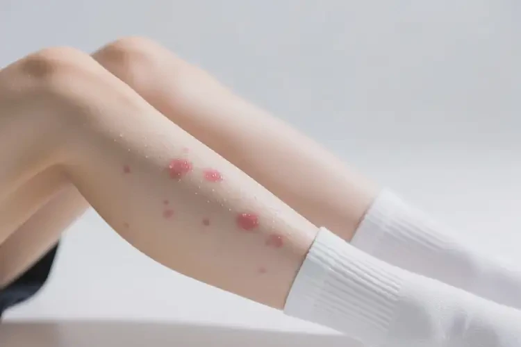 大學(xué)生小腿偶爾長(zhǎng)濕疹不管它會(huì)自己好嗎(圖1)