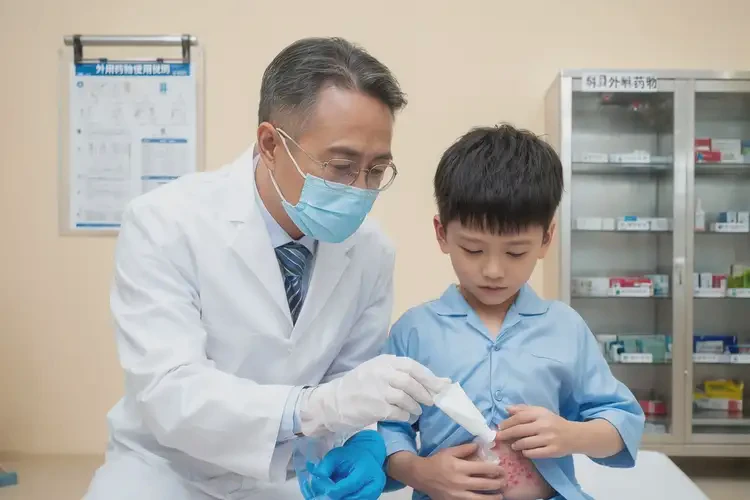 小兒肚子長濕疹不管它會(huì)自己好嗎(圖3)