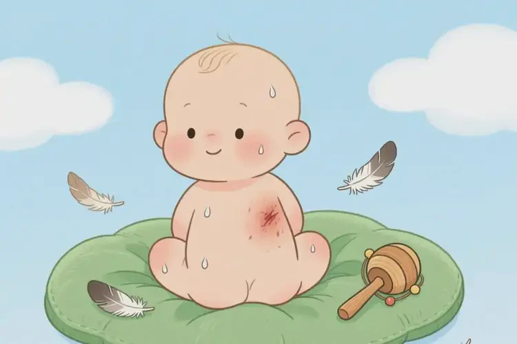 孩子屁股上長(zhǎng)濕疹不管它會(huì)自己好嗎(圖1)