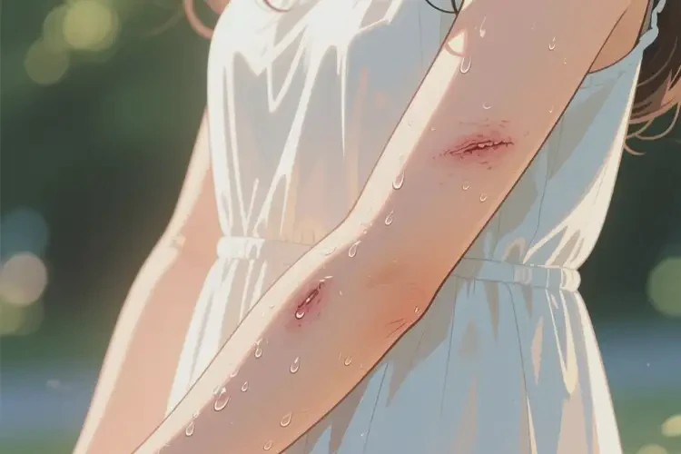 女生手臂上容易起濕疹能徹底自愈嗎