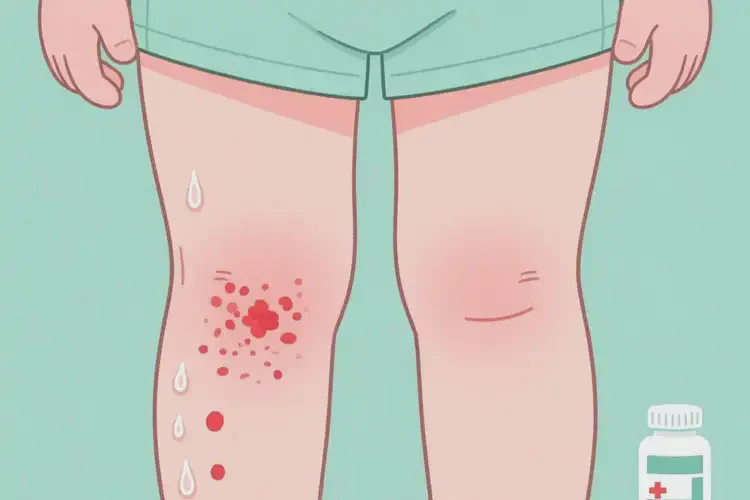 兒童大腿上偶爾起濕疹不管它會(huì)自己好嗎(圖3)