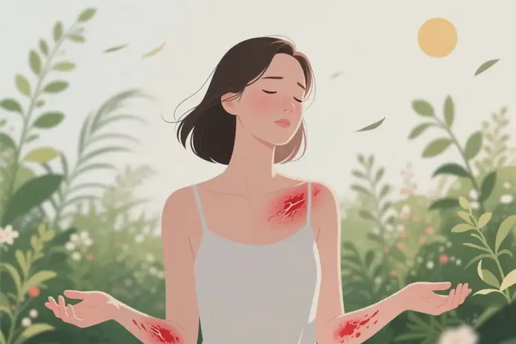 女生身上容易起濕疹能靠自己自愈嗎(圖2)