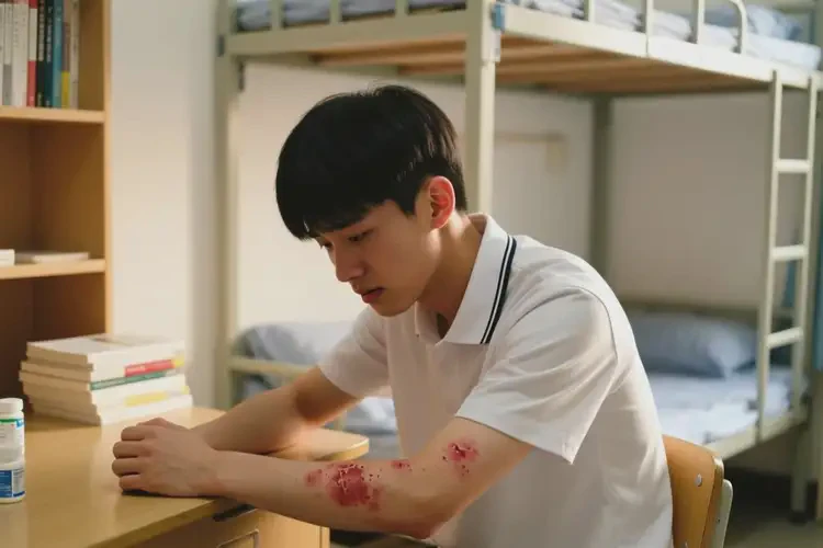 大学生四肢经常起湿疹不管它会自己自愈吗(图4)