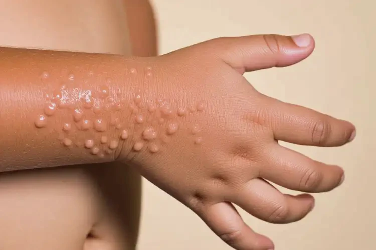 小孩手臂起湿疹能彻底自愈吗(图4)