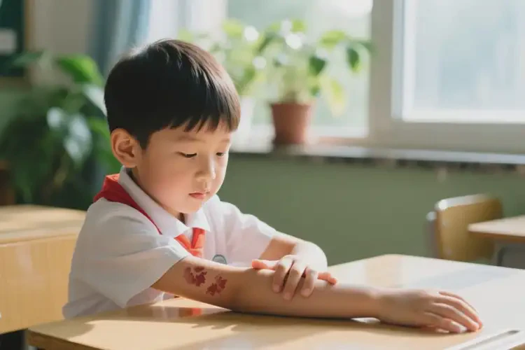 小學(xué)生手臂上容易起濕疹可以徹底自愈嗎(圖3)