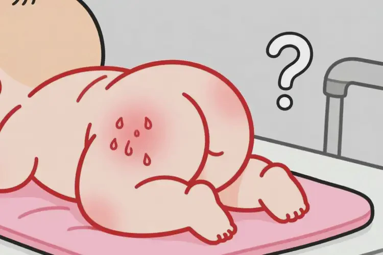 幼兒屁股上起濕疹不管它會(huì)自己痊愈嗎(圖2)