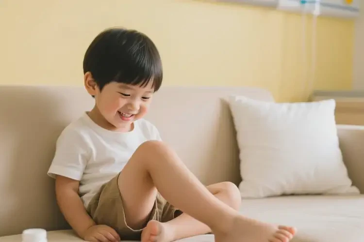 小孩小腿上偶爾長濕疹可不可以徹底自愈(圖1)