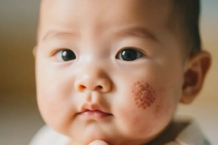小兒臉上容易長濕疹不管它會(huì)自己好嗎(圖4)