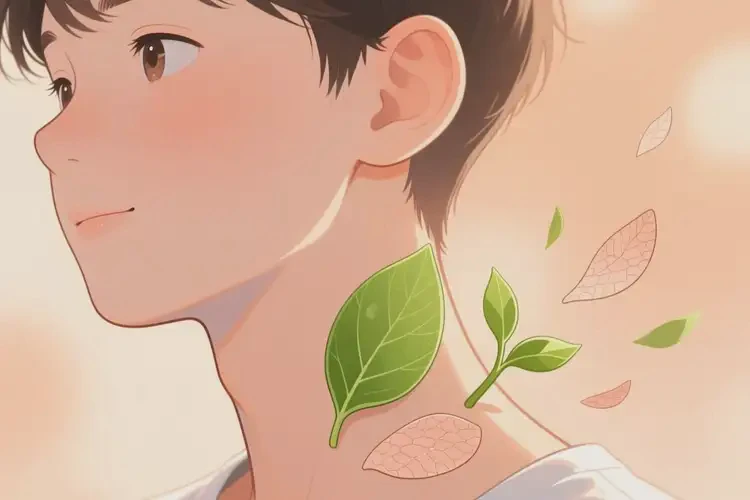 青少年脖子容易长湿疹可不可以彻底自愈(图1)