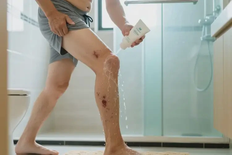 老年人大腿容易長濕疹能靠自己自愈嗎(圖1)