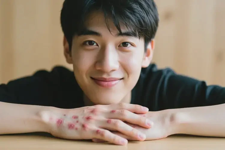 男生手上經(jīng)常長濕疹不管它會(huì)自己痊愈嗎(圖1)