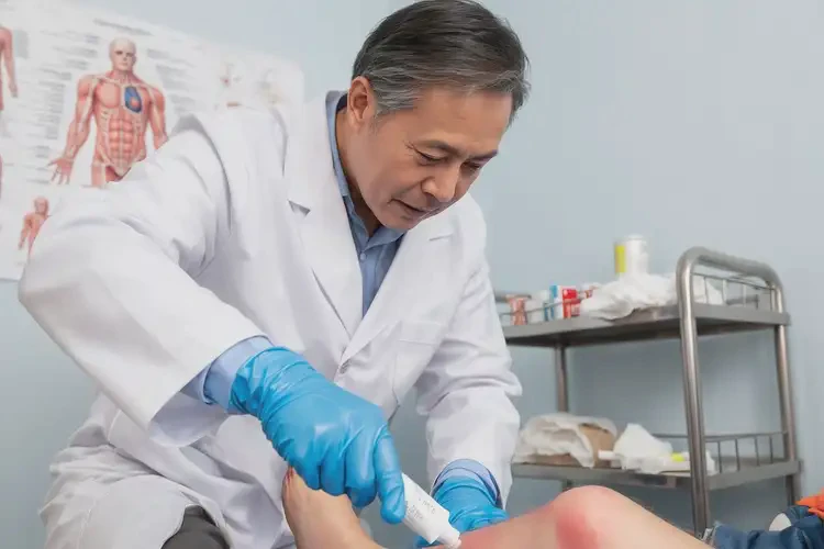 孩子小腿出濕疹能夠徹底治愈嗎(圖3)