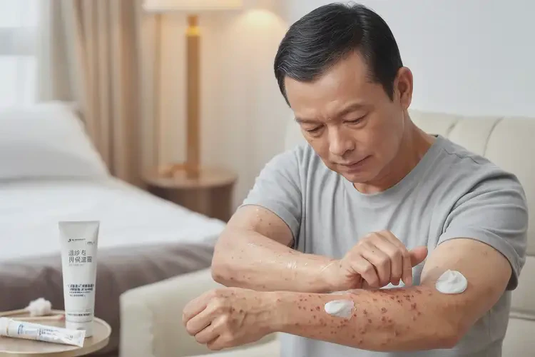 男人全身容易長濕疹不管它會(huì)自己好嗎(圖2)