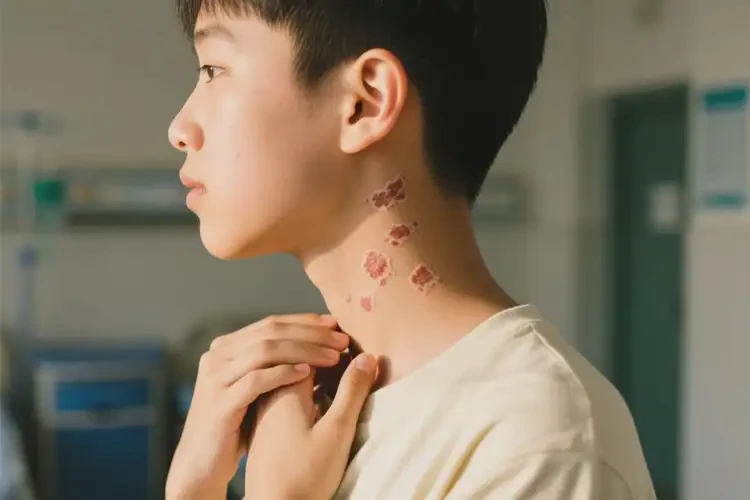 小學生脖子上出現(xiàn)濕疹不管它會自己好嗎(圖3)