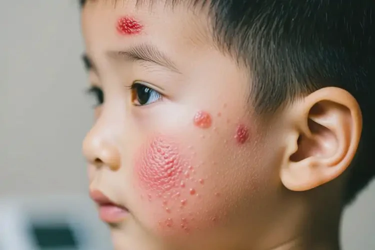 小孩面部長(zhǎng)濕疹可不可以徹底自愈(圖3)