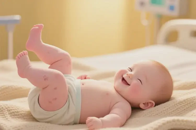 宝宝大腿上偶尔起湿疹不管它会自己痊愈吗(图4)