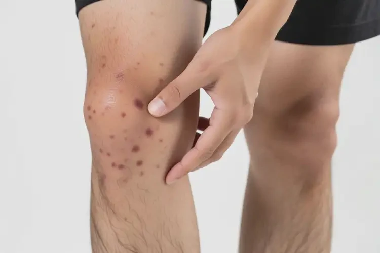 青年人大腿經(jīng)常長濕疹不管它會自己好嗎(圖2)