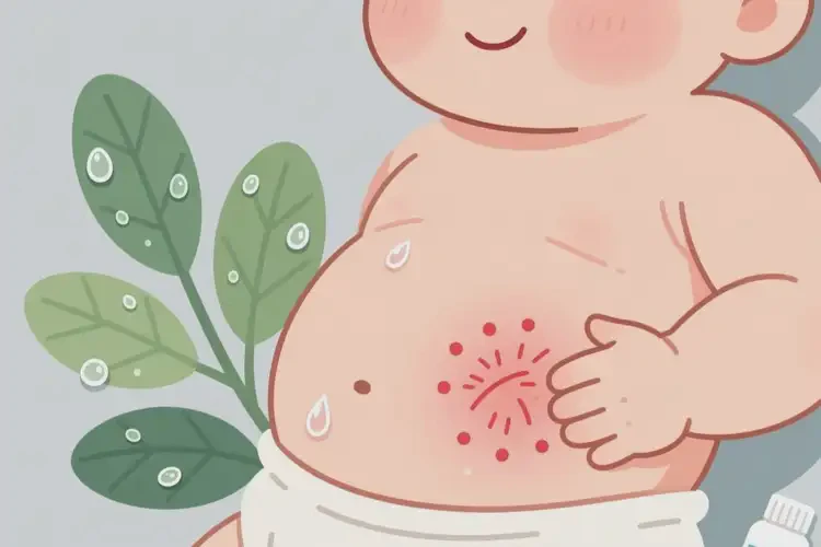 寶寶肚子上經(jīng)常起濕疹可以徹底自愈嗎(圖1)