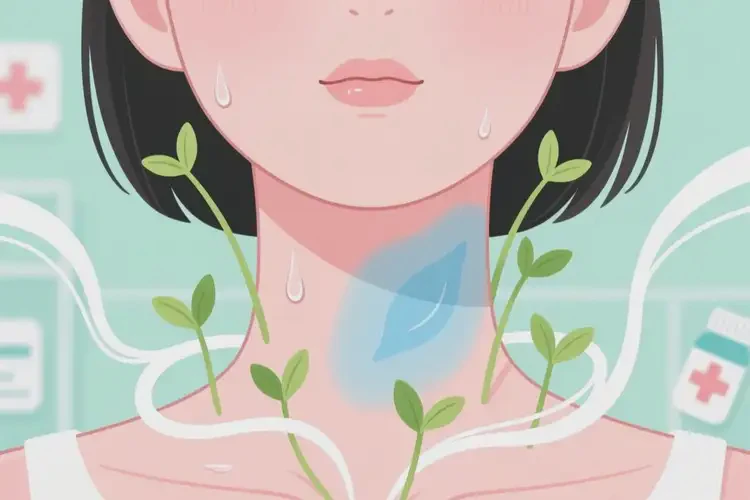 女生脖子容易長濕疹不管它會自己自愈嗎(圖2)